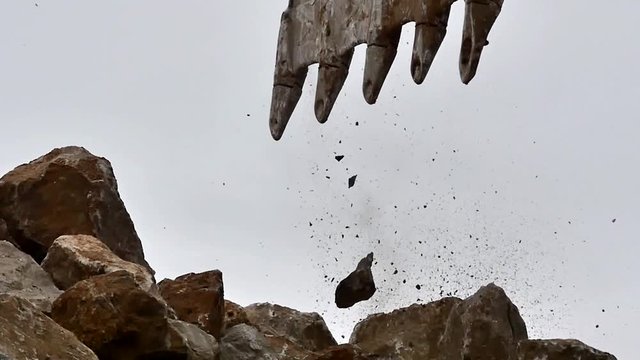 PELLETEUSE EN SLOW MOTION