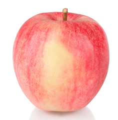 apple on a white
