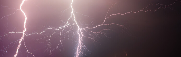 Heavy clouds bringing thunder, lightnings and storm