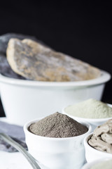 Ancient minerals - luxury face and body spa treatment, clay powder