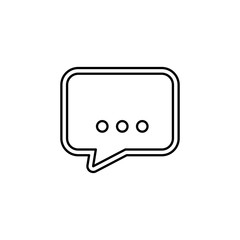 Chat bubble speakbox icon vector illustration graphic design