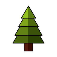 tree plant isolated icon vector illustration design