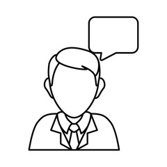 Chat bubble speakbox icon vector illustration graphic design