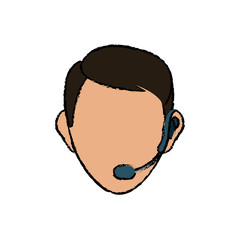 Call center and customer service icon vector illustration graphic design