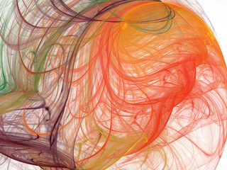 Abstract fractal background. Digital collage.