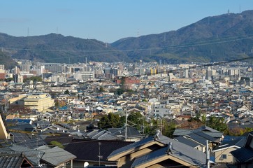 Fototapeta premium 京都 山科区風景