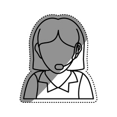 Call center and customer service icon vector illustration graphic design