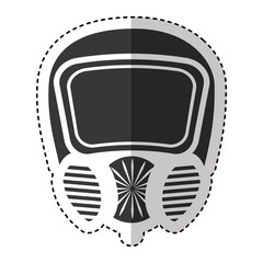 mask safety isolated icon vector illustration design