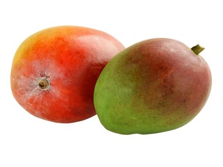 multicolor mangoes fruits