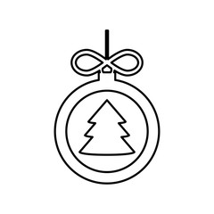 Christmas decorative symbol icon vector illustration graphic design