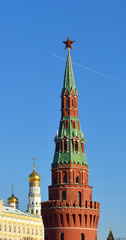 Fototapeta na wymiar Vodovzvodnaya Tower of Moscow Kremlin, Russia