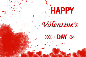 Happy Valentines day. Vector illustration.