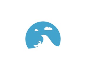 Surfing logo