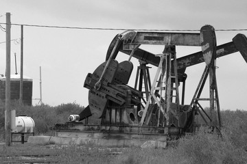 Fototapeta na wymiar Oilpump in Texas