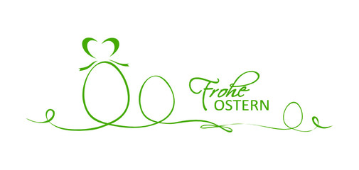  Schleifenband Frohe Ostern