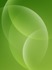 Abstract Green Circle Background 