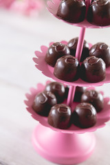 Tasty valentine ‘s sweets with roses