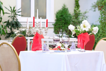 Interior of a modern restaurant