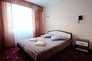 Interior of a hotel room