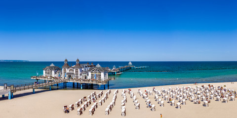 Naklejka premium Sellin, Insel Rügen 