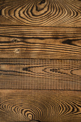 The surface of the rough baked boards