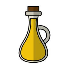 olive oil bottle icon vector illustration design