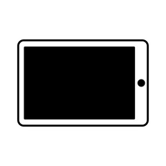 tablet electronic device icon vector illustration design