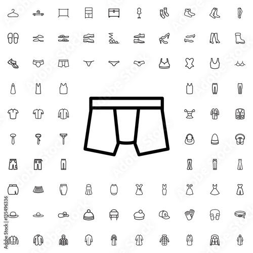 Man Underwear Icon Illustration Imágenes De Archivo Y Vectores Libres De Derechos En Fotolia 