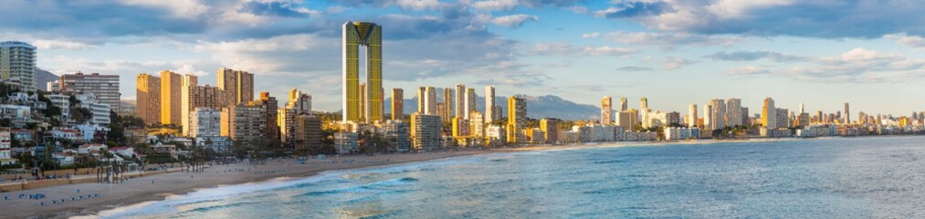 Fototapeta premium benidorm city view