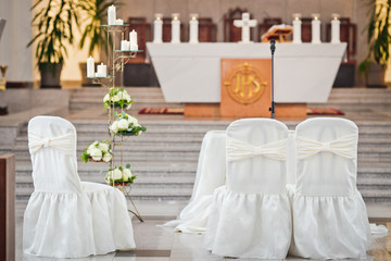 church before wedding ceremony
