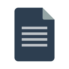 Obraz premium Document Icon. Vector illustration