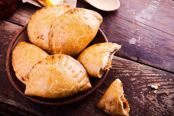 Baked empanadas, Latin-American-style stuffed vegetables pie