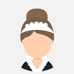 Icon avatar house worker gir