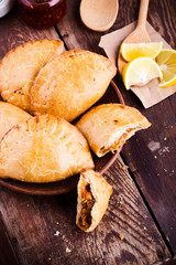 Baked empanadas, Latin-American-style stuffed vegetables pie