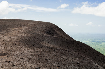 Fototapeta na wymiar Volcano view ( Cerro Negro, Nicaragua )