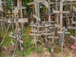 Holly crosses in Grabarka