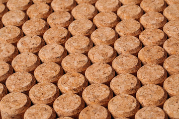 brown wine corks background