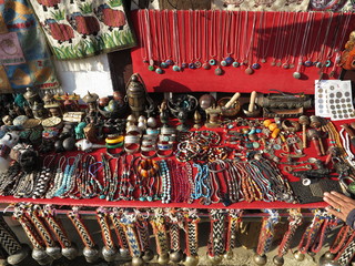 Himalayas Nepal - crafts for sale in Namche Bazaar