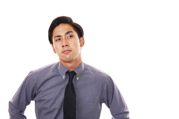 疲れたビジネスマン
