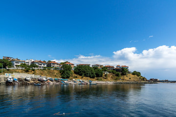Panorama of port of town of Ahtopol,  Burgas Region, Bulgaria