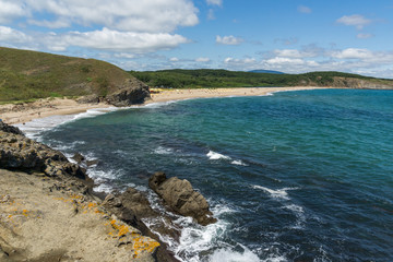 A beach at the mouth of the Veleka River, Sinemorets village, Burgas Region, Bulgaria