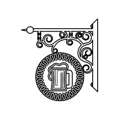 Beer and brewery concept icon vector illustration graphic design