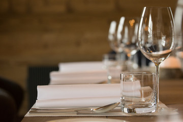 Elegant decorated table