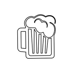 Beer and brewery concept icon vector illustration graphic design