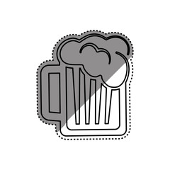 Beer and brewery concept icon vector illustration graphic design