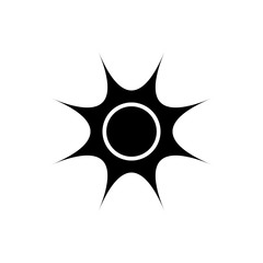 Sun isolated symbol icon vector illustration graphic design