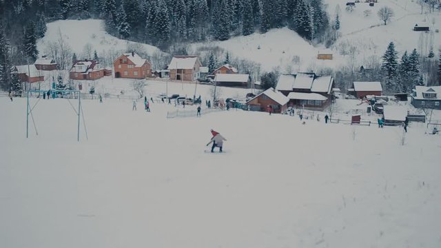 Panorama Ski Resort. village people