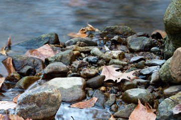 Water Falls and Streams at Hacklebarney State Park