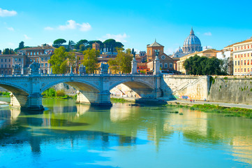 Rome cityscape, Italy
