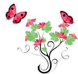 butterflies and flowers 12